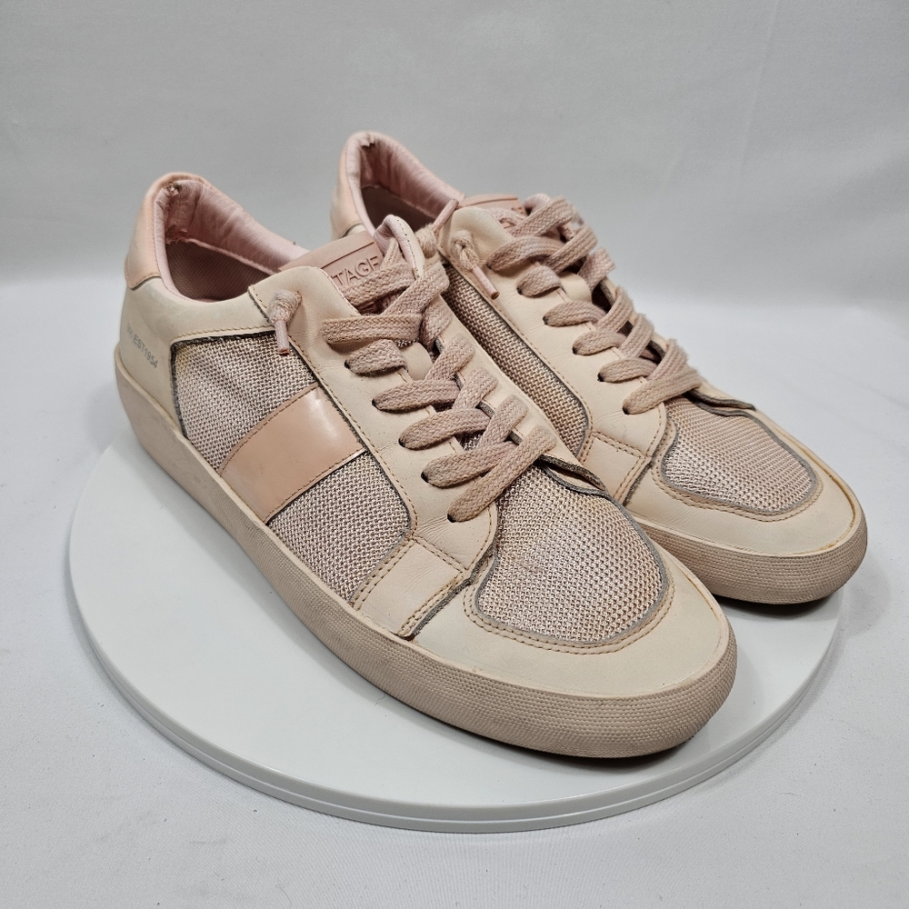 NWOT Vintage Havana Bond Slip-On Sneakers Leather Beige Low Top 11